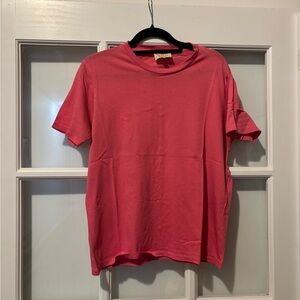 Sezane Pink Short Sleeve T-shirt Conrad Tee size S